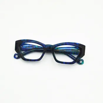 Оптична дограма JAMES TAR * T Cat Eye от дебели твърди амониев, женски мъжки слънчеви очила, рамки за очила 499