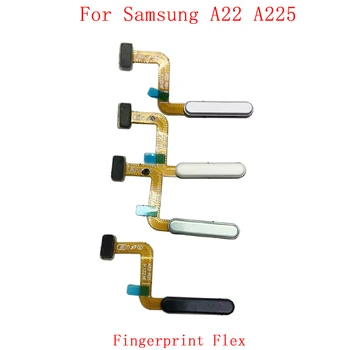 Оригинален сензор за пръстови отпечатъци Бутон гъвкав кабел за Samsung A22 4G A225 сензорен екран сензор скенер резервни части за ремонт на