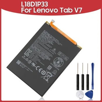 Оригиналната работа на смени батерията на таблета 5180 ма L18D1P33 за таблети Lenovo Tab V7