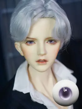 Очи за играчки BJD куклени очи са подходящи за 1/3 1/4 1/6 размер красиви гипсови имитиращи човешки стъклени очи аксесоари за кукли (3 цвята)