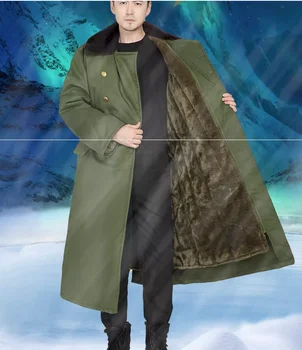 Памучни палто Polar Army, мъжки зимни удебелена и выщипанная дрехи за студено и топло време