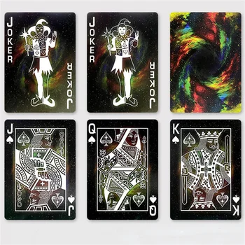 Под наем Stargazer Мъглявина карти за Игра Размера на космическа тестета покер Магически игри с карти Подпори за фокуси за професионален магьосник