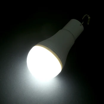 Преносима COB led слънчева USB лампа, акумулаторна на слънчевата енергия, 5-режимная дистанционно аварийно лампа за работа на открито кемпинговой палатки, куки за лампи