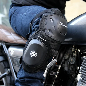 Професионален мотоциклет наколенник Защитен пътен състезателни специален заоблен опесъчаване блок Slider Racing плюс коленете с извити