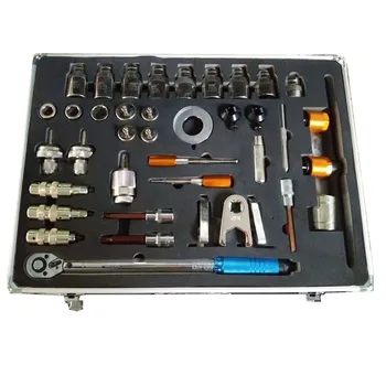 Пълен набор от 40 бр. инструмент за монтаж и демонтаж на инжектор Common Rail, инструменти с гаечен ключ