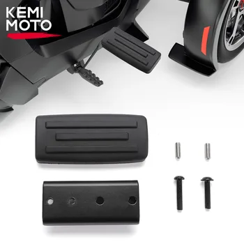ПЪТНА Педала на спирачката KEMIMOTO, Съвместима с Can-Am Ryker 600 900 Rally Sport Edition, Пластмасов Метална цилиндрична форма Степенка за краката