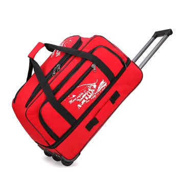 Пътна чанта от плат Оксфорд за мъже и жени с общо предназначение, делова чанта, водоустойчив сгъваема чанта за багаж, чанта за теглене