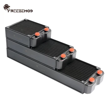 Радиатор FREEZEMOD водно охлаждане, Алуминиев радиатор 120/240/360 PC дебелина 45 мм, съвместим със 120 вентилатори