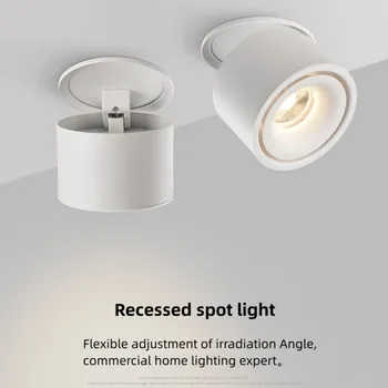 Регулируеми Издълбана плафониери 10 W И 12 W 15 W, С регулируема яркост на LED-Вградени лампа Nordic Spot light за вътрешно точков осветление