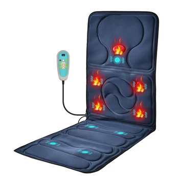 Режим 8 In1 Сгъваем инфрачервен горещ компрес за шийния отдел на гръбначния стълб, краката, електрическо отопление, месене на цялото тяло, вибрационна масажна възглавница