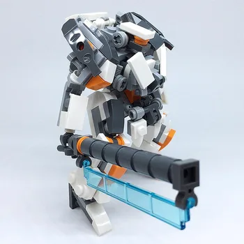 Роботи-войници за борба, сглобяване на модели, за изграждане на блокове от по-малки частици, забавни играчки за деца, тухли Moc