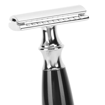 Свалящ се ръчно бръснач, мъжки двустранен нож за безопасно бръснене за домашен салон