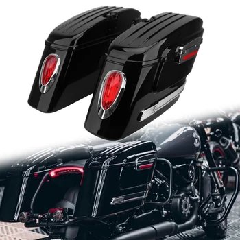Седельная чанта за мотоциклет, универсална кутия за инструменти с инструменти на заден фенер, твърд калъф за багаж, багажник за Harley, за Honda, за Yamaha, за Suzuki
