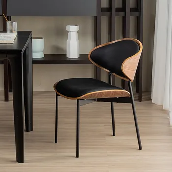 Скандинавските луксозни столове Всекидневна с Ергономичен модерен кът за стол Реплика на дизайнерски градинска мебел Silla Comedor FXP