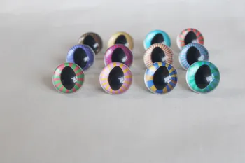Сладки котешки очи 100шт 12mm 13 14 15 18 25мм прозрачен кристален безопасна играчка котешки очи + ръчно миене -избор на цвят и размери-X12B