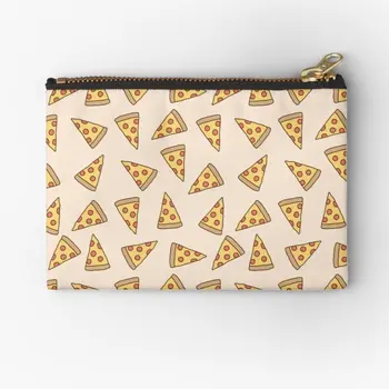Сладки, малки торбички с цип, с шарките на пица в стила на Tumblr, малка чанта, джоб за портфейла, чорапи, бельо, опаковане, ключове, монети, чисти козметични гащи за пари
