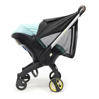 Слънцезащитен чанта за Детска количка UPF50 + UV Козирка За детска количка, Еластичен Чадър от Слънцето, heating, mosquito net за автомобилна седалка