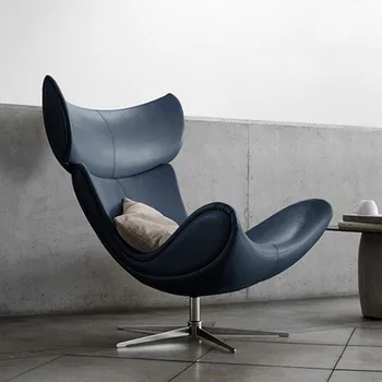 Среща е, обикновен творчески единична всекидневен диван, луксозно кресло за всекидневната, модерен мързелив диван, офис мебели в скандинавски стил