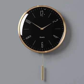 Стенен часовник с автоматична настройка на времето, хол, тъпо домашно радиоволновой лампа, луксозни часовници, декорация на стени, модерен минималистичен
