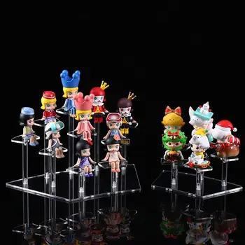 Стъпка акрилна поставка за показване на кукольной играчка модели фигурки Amiibo Funko Pop, поставка за кифли, стойка за съхранение на козметика и парфюми