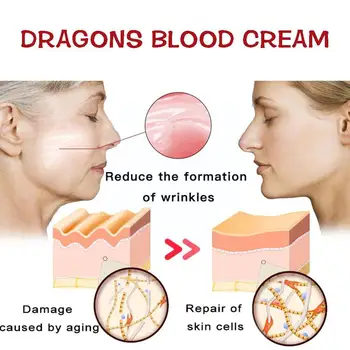 Стягащ Крем колаген Dragon's Blood anti-aging хидратиращ Крем за грижа за кожата с Подхранващ и възстановяващ крем за лице Shee Q6E1