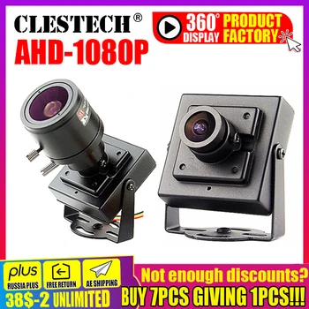 Супер малко AHD МИНИ камера за видео наблюдение Sony imx323 2.0 MP 1080P метална Система за Видеонаблюдение micro Video monitoring vidicon група