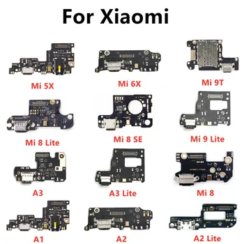 Такса USB Зарядно Устройство, зарядно устройство ще захранване на зарядно устройство Порт Штекерный Конектор Гъвкав Лентов Кабел За Xiaomi Mi A1 A2 A3 Lite Mi 8 9 SE Lite 9T Pro 5X 6X