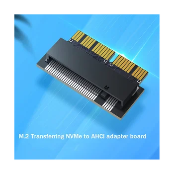 Такса адаптер M. 2 NVME към AHCI Карта на адаптера за твърдия диск M. 2 NVME за обновяване на твърдия диск /Pro 2013-2017