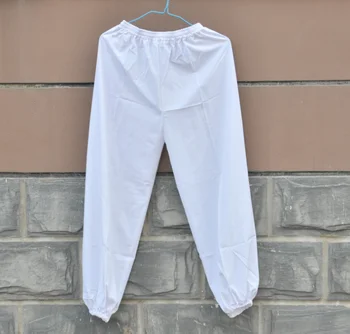 Традиционен китайски комплект дрехи Мъжки кунг-фу Ретро топ + панталони Тай-чи Дишаща униформи Hanfu