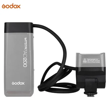 Удлинительная корона флаш Godox EC200 AD200 с кабел с дължина 2 М, Преносима Светодиодна лампа Извън Камерата за аксесоар Godox AD200 AD200Pro Flashpoint