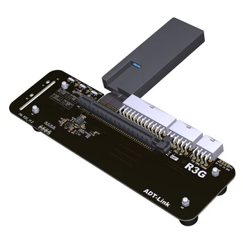 Удлинительный кабела PCIe X16 от PCI-e X16 до TB3, кабели PCI-Express адаптер EGPU за лаптоп, дискретна видеокарта, външна такса