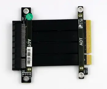 Удължител PCIe x8-x8 Странично Продължавам 8x PCI-e Кабели, 15 см, 20 см, 50 см Gen3.0 сървър 1U 2U