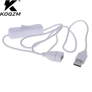удължителен кабел USB-кабел с дължина 1 м, с ключ за включване/изключване и удължител за кабел, USB-линия захранване, здрав адаптер, аксесоари