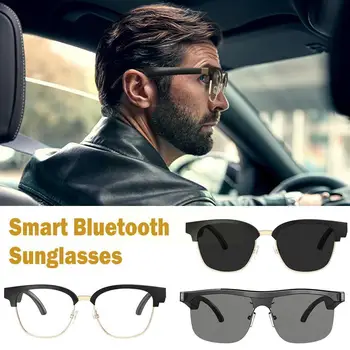 Умни Очила Безжични Bluetooth 5.2 Безжични Слушалки Спортни Хендсфри Външни Bluetooth-Слушалки Слънчеви Очила Покана Heads R4M0