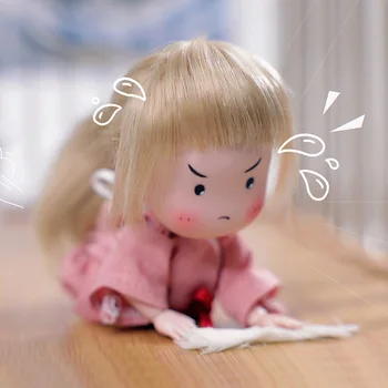Фантастичен Ангел 1/8 BJD Кукла Jalulu пълен комплект с около 26 см Аниме Фигурка Играчка От Смола САМ Подарък Малка Дете Хубава Реалистична Сладка Кукла