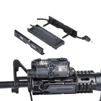 Фенерче за тактически оръжия WADSN, притискателния ключ, тампон за лампи, крепежни за лампи и 20 мм на наклона, контролни табели PEQ, аксесоари за опашката