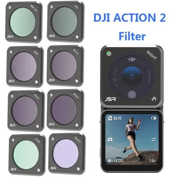 Филтър за обектив DJI Action 2 CPL Филтри UV ND 8/16/32/64 Макро Звездна Нощ NDPL Лещи за DJI Action Osmo 2 Аксесоари за фотоапарати