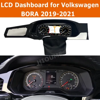 Цифрови таблото, виртуална инструментално табло LCD за измерване на скоростта за VW Bora 2019 2020 2021