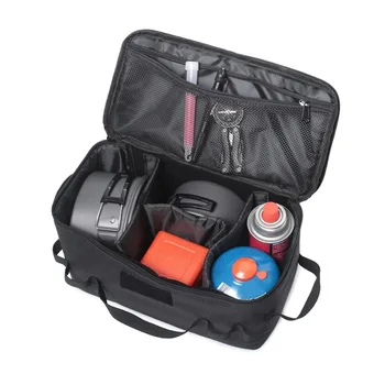 Чанта за съхранение на газова бутилка за нощуване на открито, по-голям капацитет, чанта за инструменти за шлайфане на ноктите, газова туба, набор от прибори за пикник