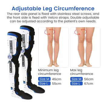 Шарнирный бандаж за колянна става, поддръжка на коляното, регулируема медицински наколенник, ортопед коректор, рехабилитация физиотерапевтическое обзавеждане